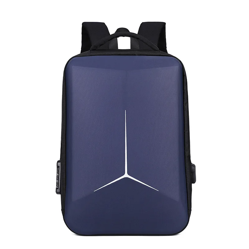 Anti theft laptop backpack with USB charging port waterproof men hard shell travelling bags backpacks