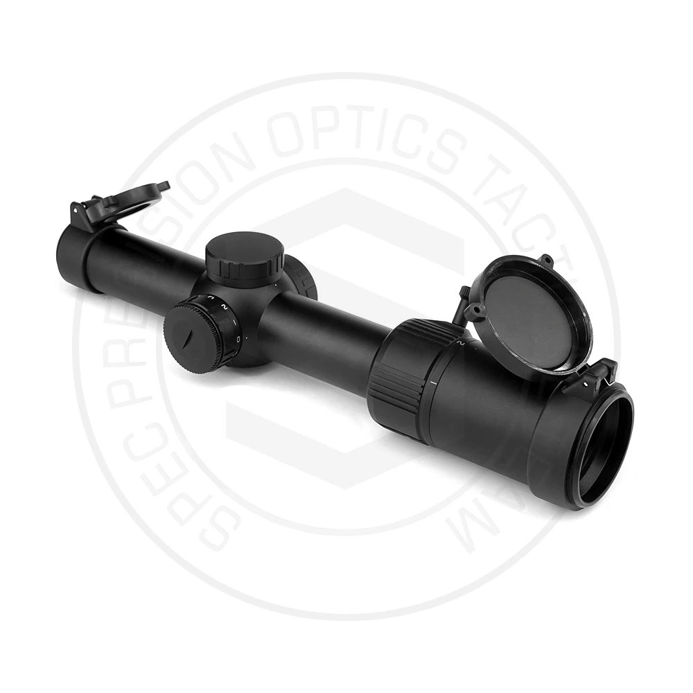 SPECPRECISION Tactical 1-6X LPVO SFP Sight Scope Green Illuminator Reticle Hunting Scope Accessories
