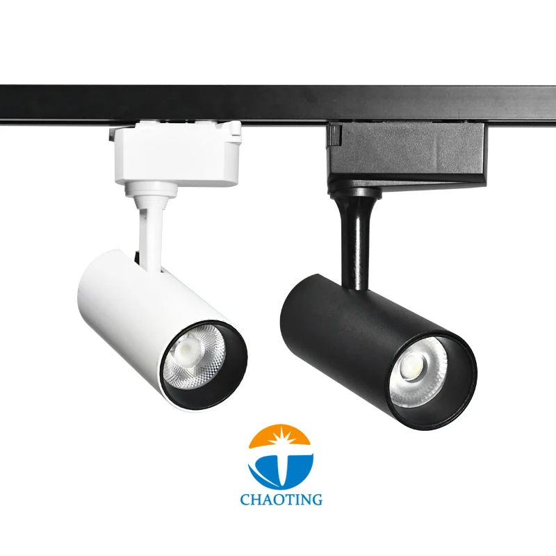 Track Lighting 7W 12W 15W 20W 30W 35W 40W Dimmable 1/3 Phase Wire Adjustable COB Spot Mini Rail LED Track Light,Lighting Tracks