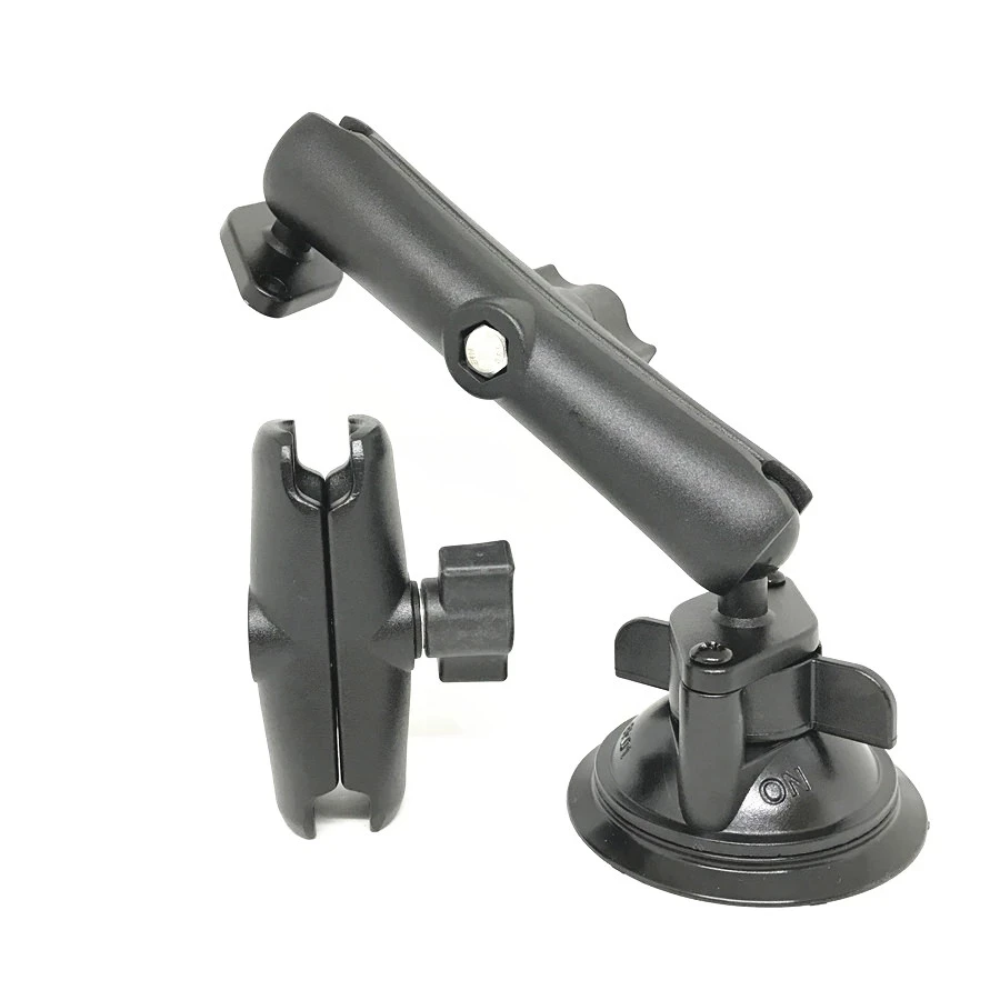 Offroad mount automobile suction cup mobile phone bracket 1 inch mount ball base car phone holder dashboard windshield suction