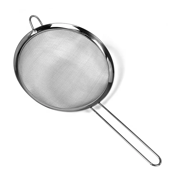 Лидер продаж на Amazon, высококачественное кухонное ситечко 8 размеров, сетчатый фильтр из нержавеющей стали
