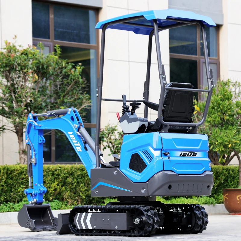 LEITE 1.2ton New Mini Crawler Excavator Digger Price 1.5ton 1.8ton 2ton 2.5ton 3.5ton 4 Ton with Joystick Control