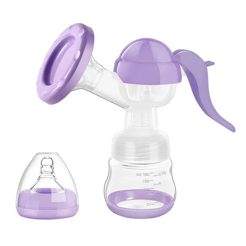 High quality  factory-price 100% Food Grade Manual safety and  skin-friendly Breast pump for breastfeeding mother