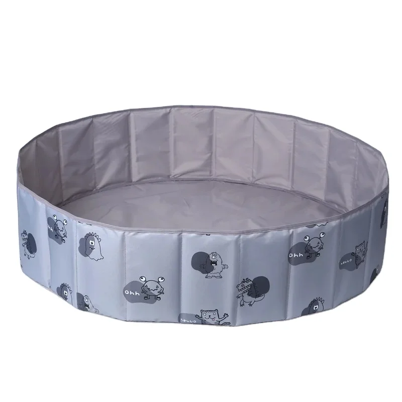 Amusement Park Products Facilities Playground Park Kids Children Large Baby Foldable Soft Ocean Round Foam Ball Pit For Toddler