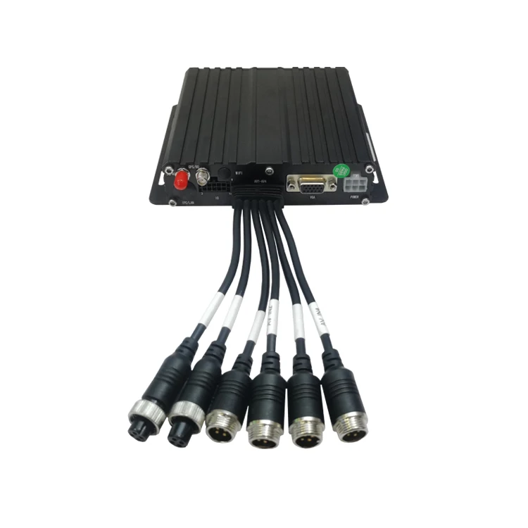 High Quality 4 channel 1080P network gps sd card mobile dvr 4ch