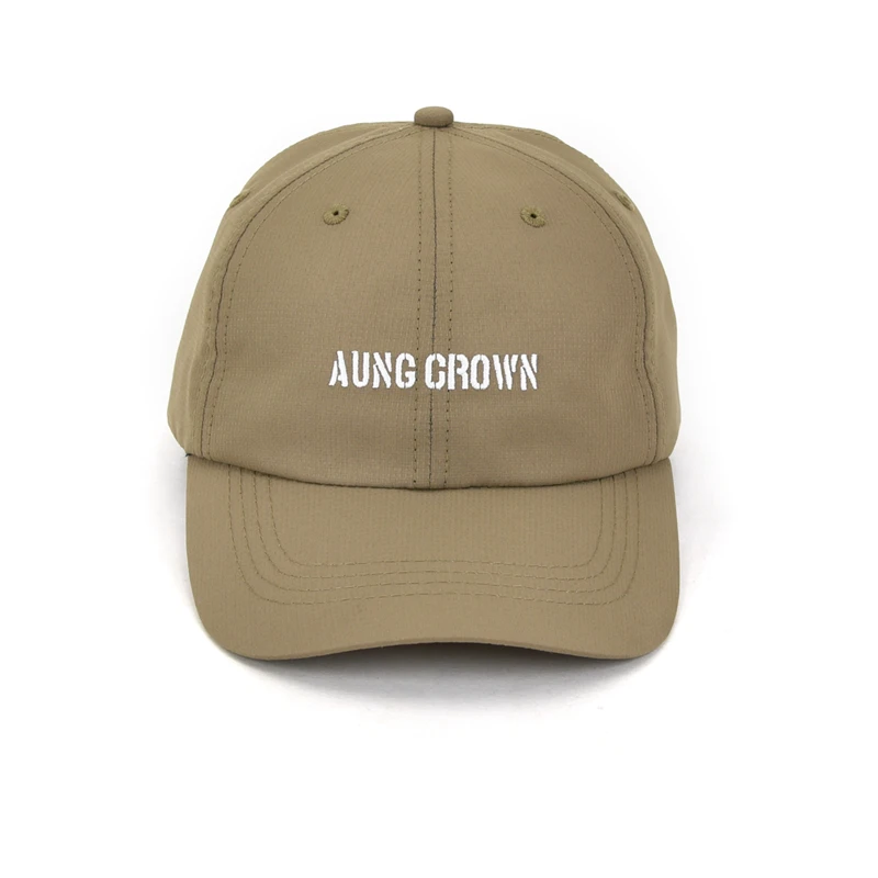 Aung Crown Wholesale Plain Caps Curved Brim 6 panel Baseball Sports Hat Cap