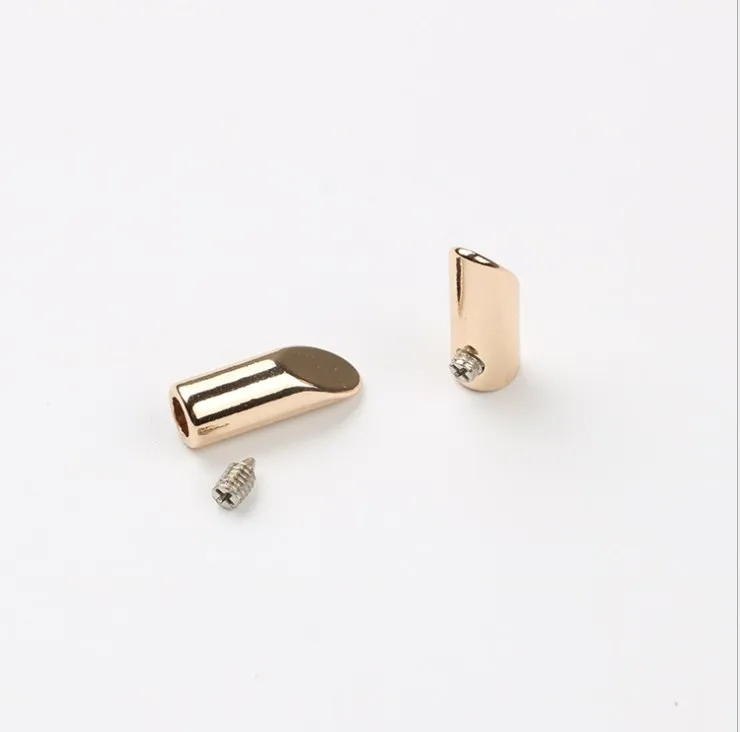 Hot Sell Zinc Alloy Metal Clothing Hoodies Cord Ends with screw