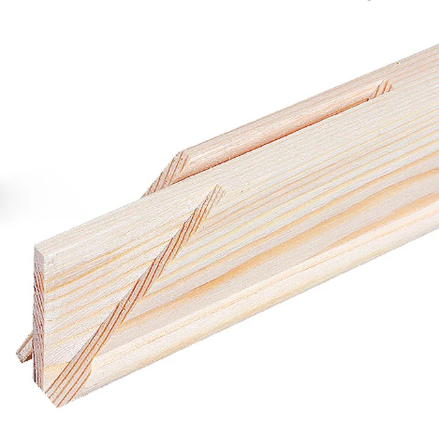 
Wood stretcher bar for wood frame 