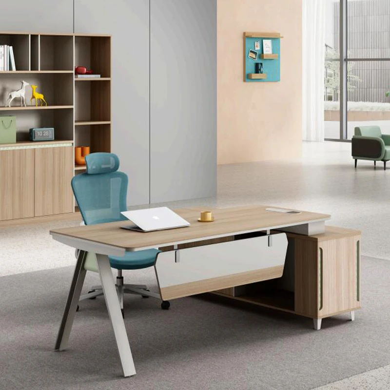 ZITAI wholesale white  commercial office furniture simple ceo luxury modern design executive office desk
