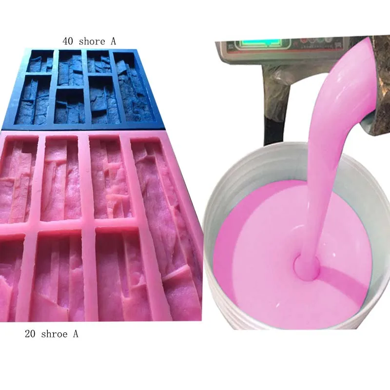 Concrete/Resin Mold Making RTV2 Silicone Rubber White Liquid Tin Cure Liquid Silicone