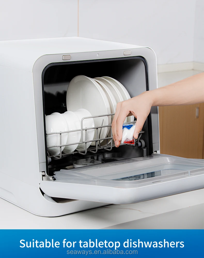 OEM PVA Film All in One Dishwasher Detergent Powder Tablet Pods Dishwashing Machine Detergent with Water Film