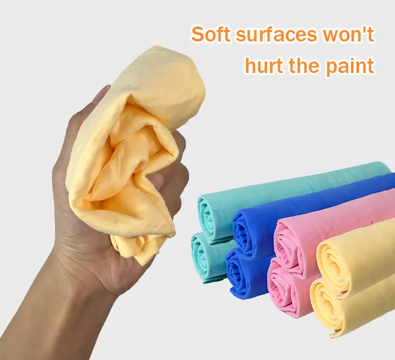 Bucket thickened suede absorbent towel Hair drying towel Absorbent car wash towel multi-functional cleaning cloth