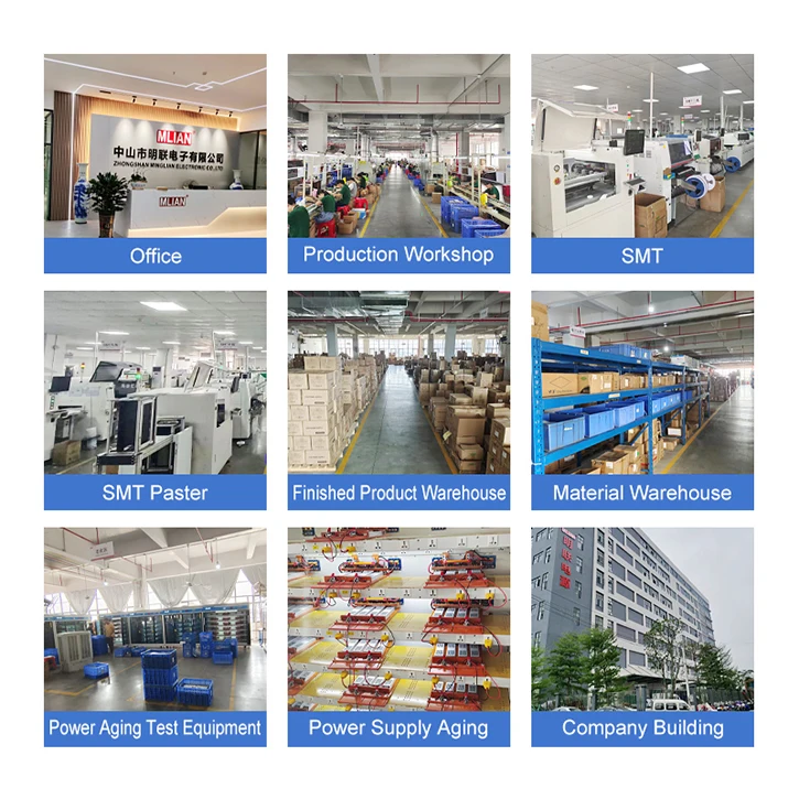 OEM AC DC 5V 12V 24V 1A 2A 5A 10A 20A 30A 40A 50A 60A Switching Power Supply For Led Strip Light Tin box