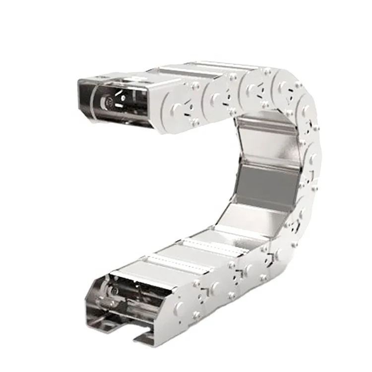 Galvanized Electric Roller Drag Chains Moving Cable Tray for CNC Metal Machine
