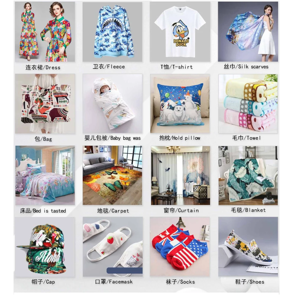 Direct Textile Printer Digital Inkjet Printing Machine 1.8m Belt Cotton Digital Fabric Printer