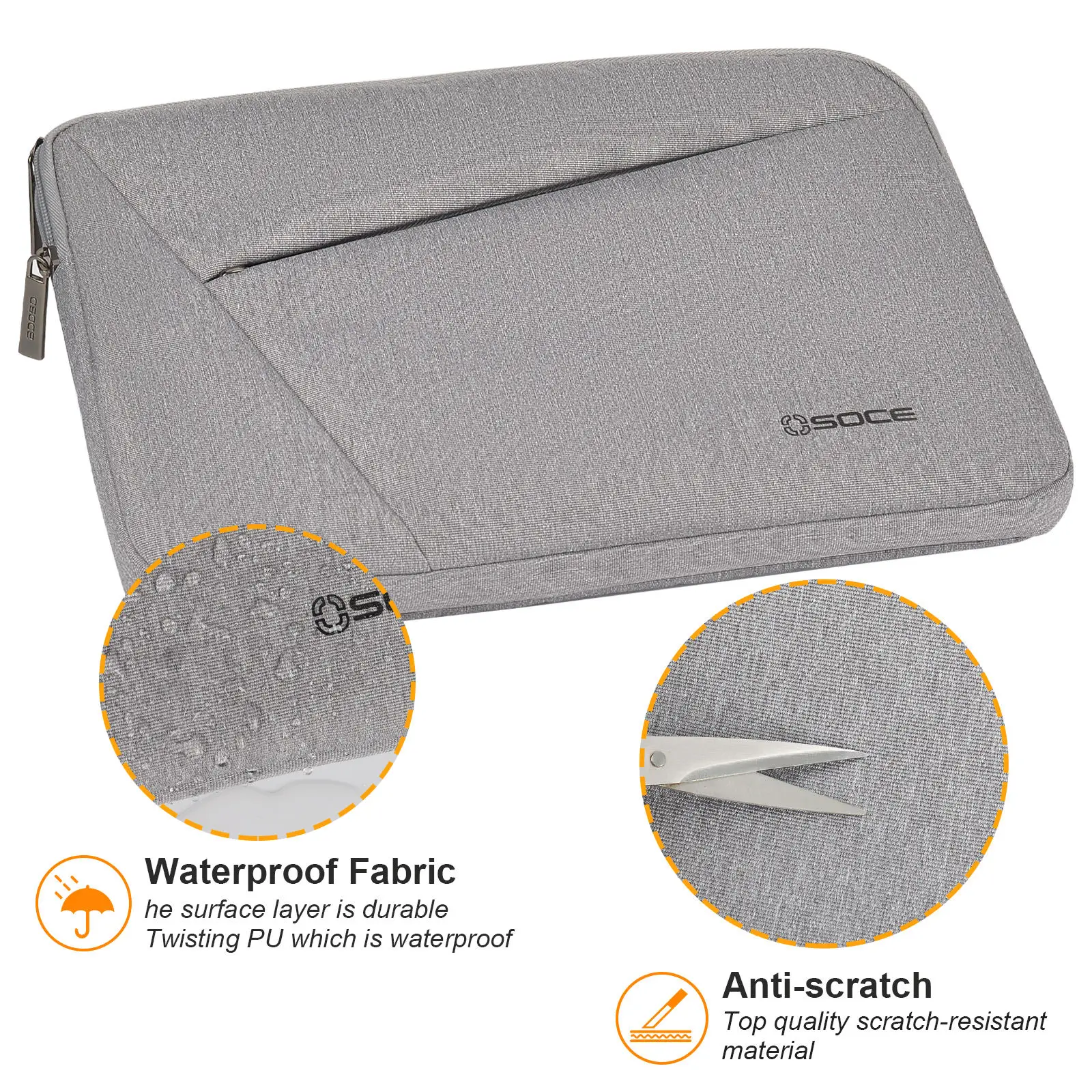 OSOCE S151  Wholesale Tablet 14' Laptop School College Briefcase Portable Case Compatible Computer Business Laptop Sleeve Bag