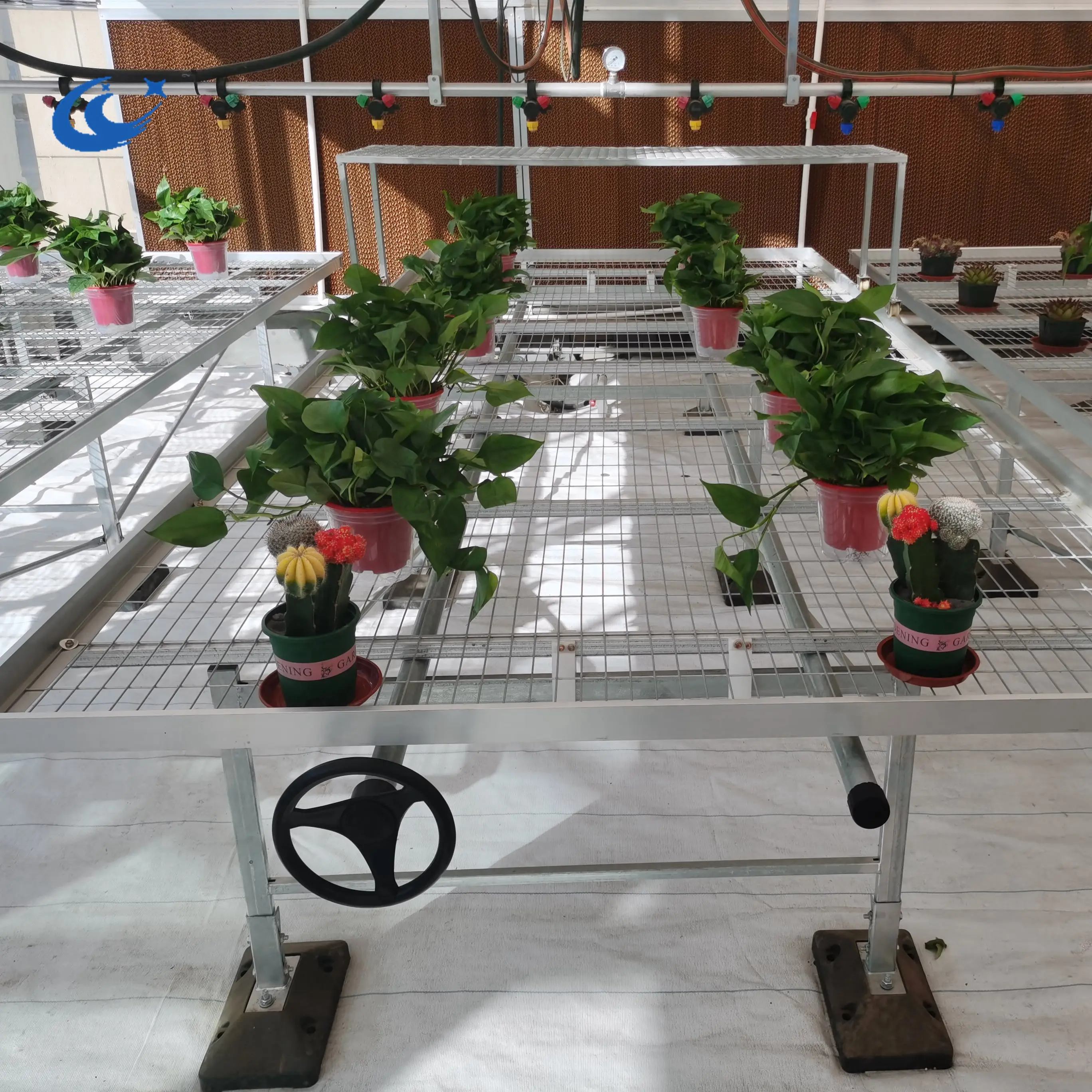 ebb and flow rolling table greenhouse table ebb and flow rolling table