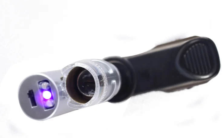 60x LED UV Illuminated Mini Pocket Microscope for Mobile Phone with Clip (BM-MG8050)