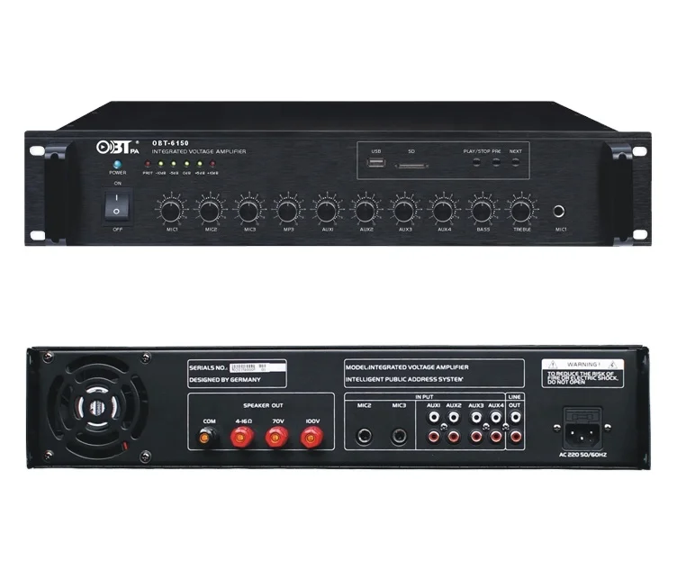 High Quality Power Amplifier Sound System Amplifier Stereo Sound Power Amplifier
