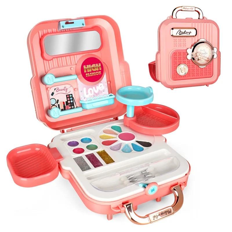 ZYRA TOYS ZR-28B Wholesale Custom Your Logo Private Label Safe Cosmetics Kit Teen Kids Makeup Kit Gift Sets For Girls Kids