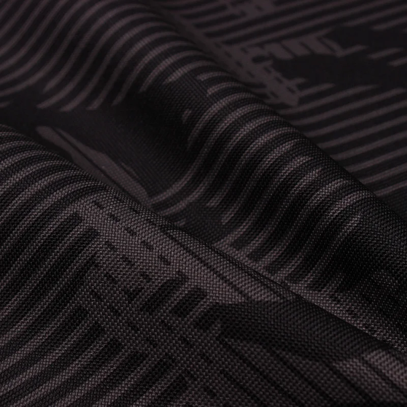 Wholesale Price 100 Poly DTY Stripe Pattern Print Oxford Fabric For Jackets