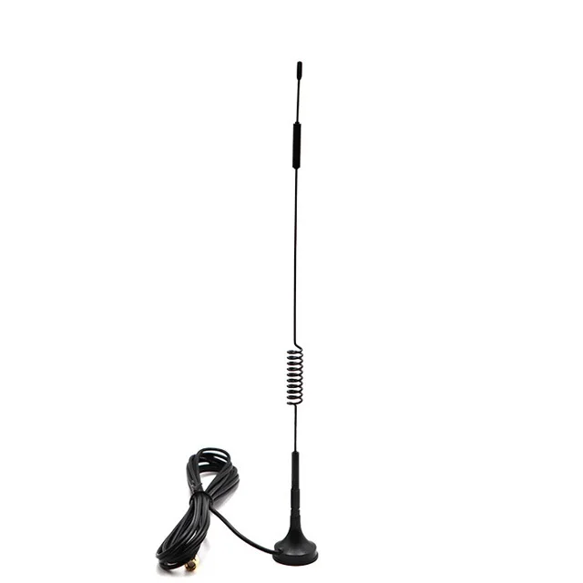 
7dBi 4G LTE Signal Booster Router External Magnetic Base Antenna LTE With RG174 Cable 3M SMA Connector 