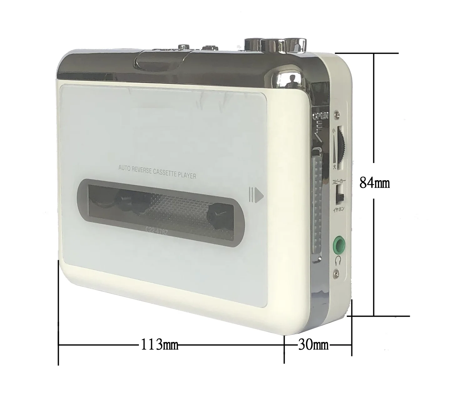 Кассетный плеер walkman портативный магнитофон автоматический реверс встроенный