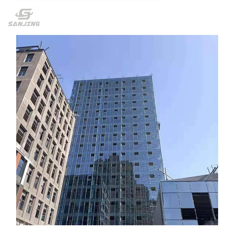 building facade frameless spider system glazing metal price aluminium aluminum glass curtain wall