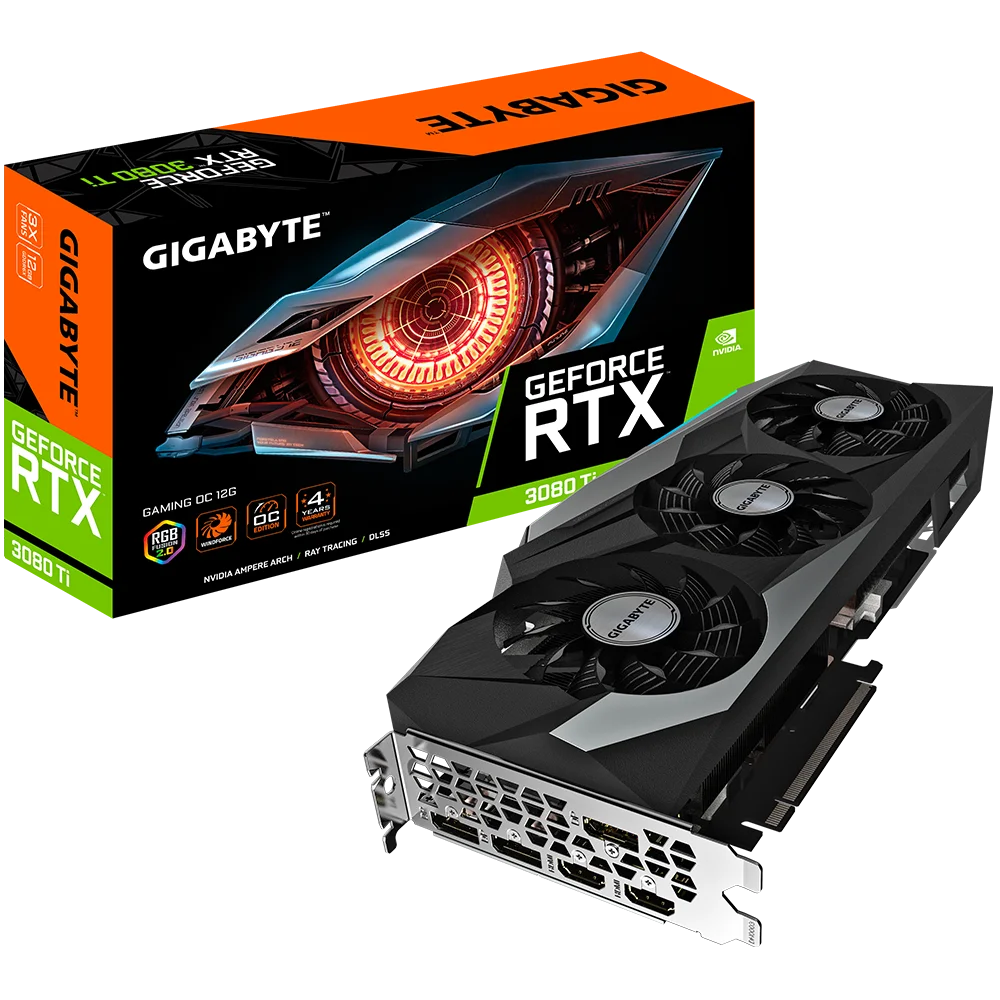 Игровой ноутбук GIGABYTE nVIDIA GeForce RTX 3080 Ti OC 12 Гб графическая