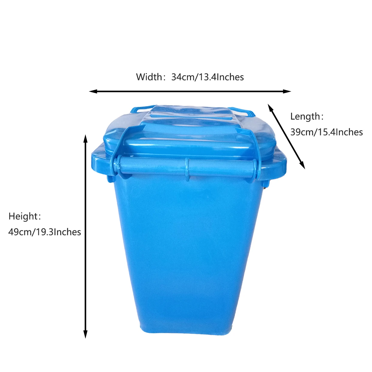 OEM 30 Liters Trash Can Container Outdoor Street Recycling Waste Bins Plastic Dustbin Sale By Manufacturer