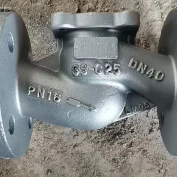 Stainless steel flange connection manual globe valve body