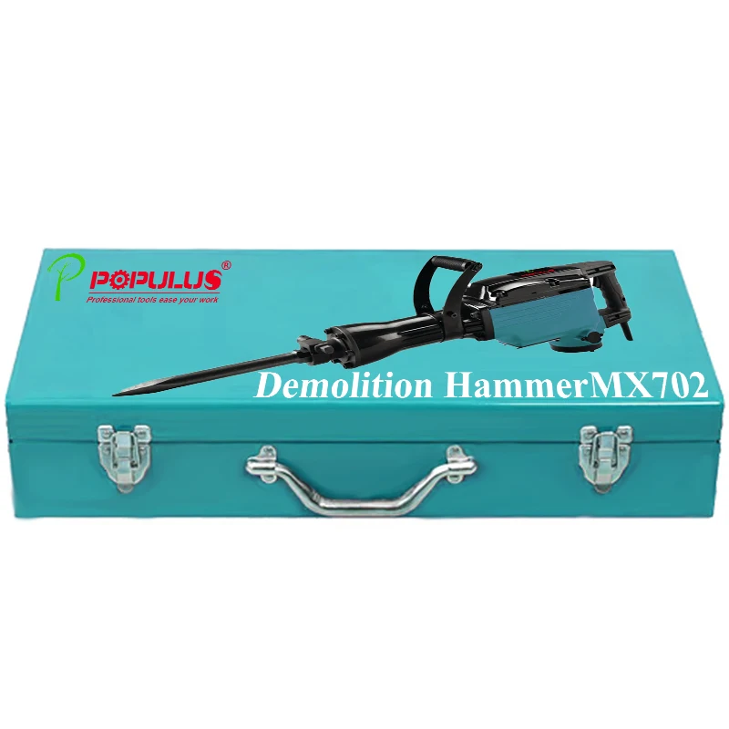 iPopulus Top Quality Heavy Duty Concrete Breaker Electric removable jack hammer drill kit