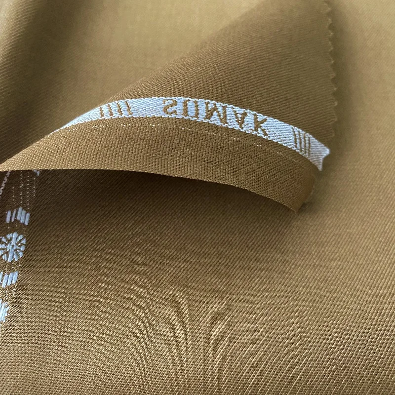 80 20 blended English selvedge twill plaid rayon viscose polyester fabric wool suit TR fabric for men