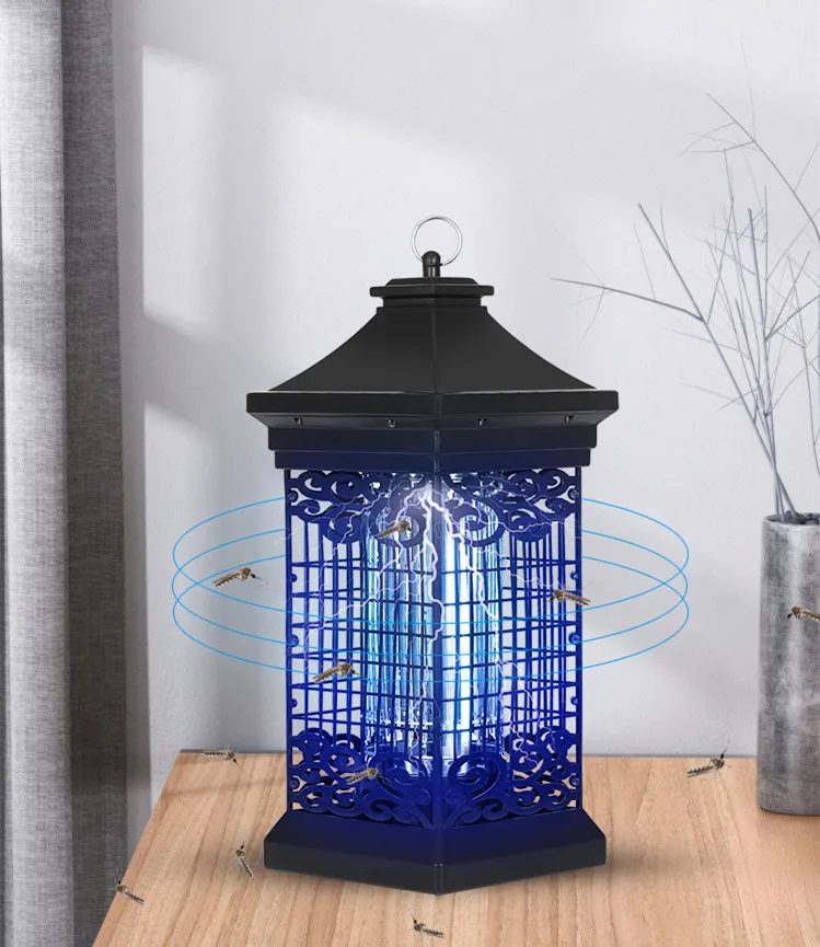 LED light USB electric fly swatter Anti Mosquito killer Racket pest control uv lamp for killing mosquitoes