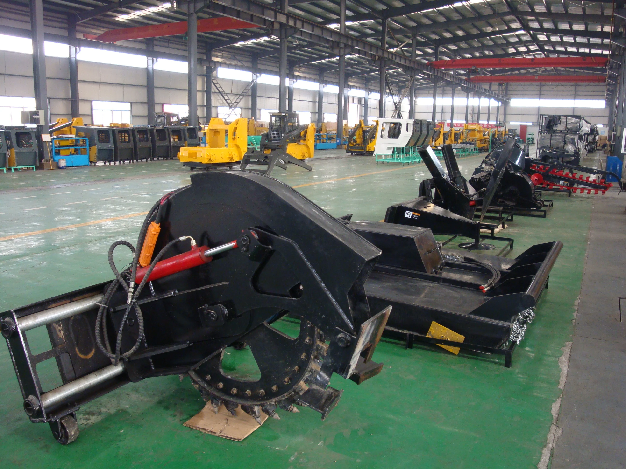 Disc trencher  disk trencher for skid steer loader  wheel trencher