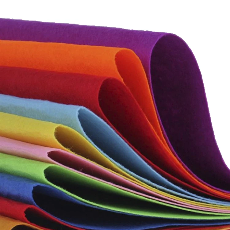 Factory Price Polyester Industrial Pressed Color Craft Thickness Non Woven Felt