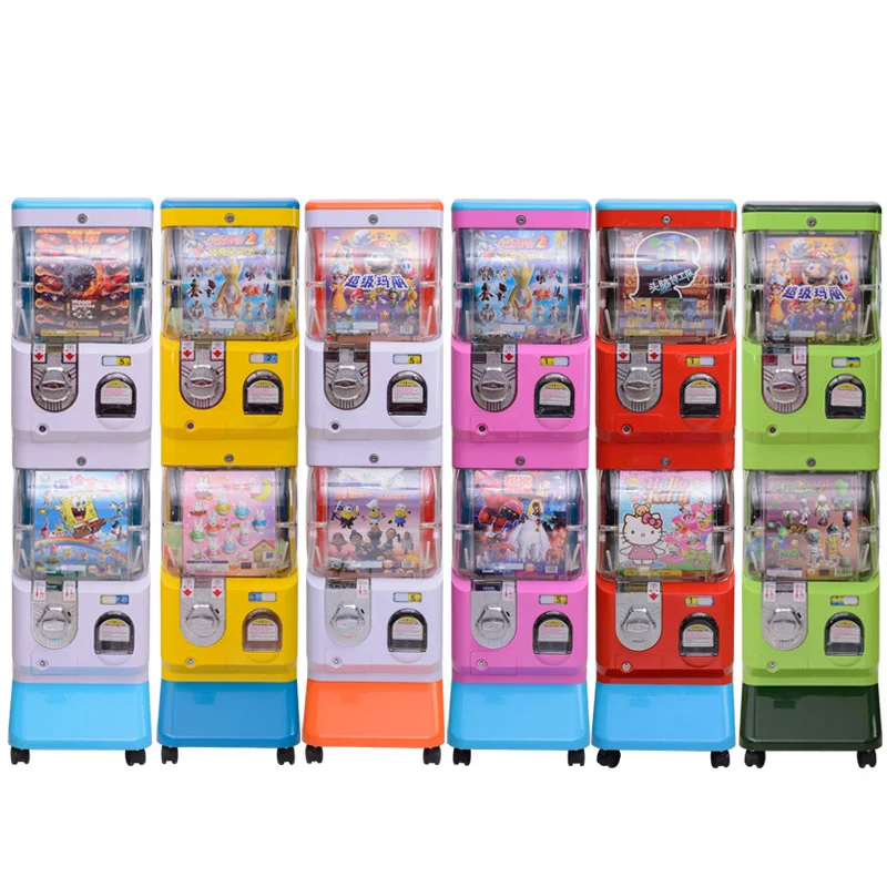 Hot Sale Coin Operated Egg Twister Toy Card Mini Capsule Gashapon Vending Machine Candy Gift Egg Twister Vending Machine
