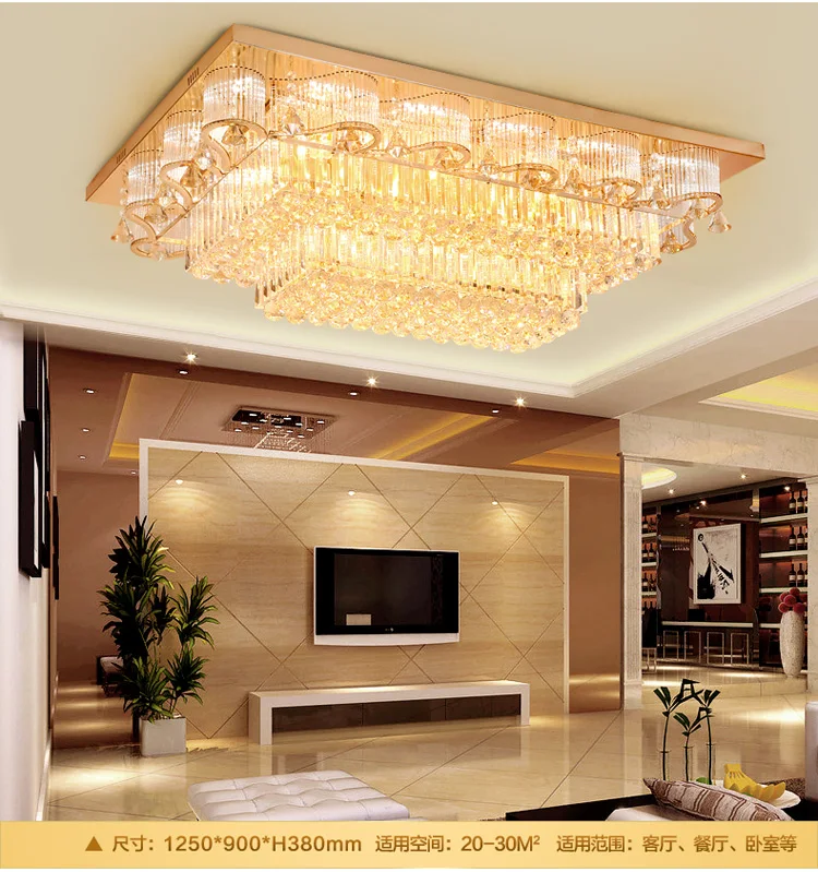 ceiling light large ceiling chandelier lights gold crystal ceiling lamps for lobby