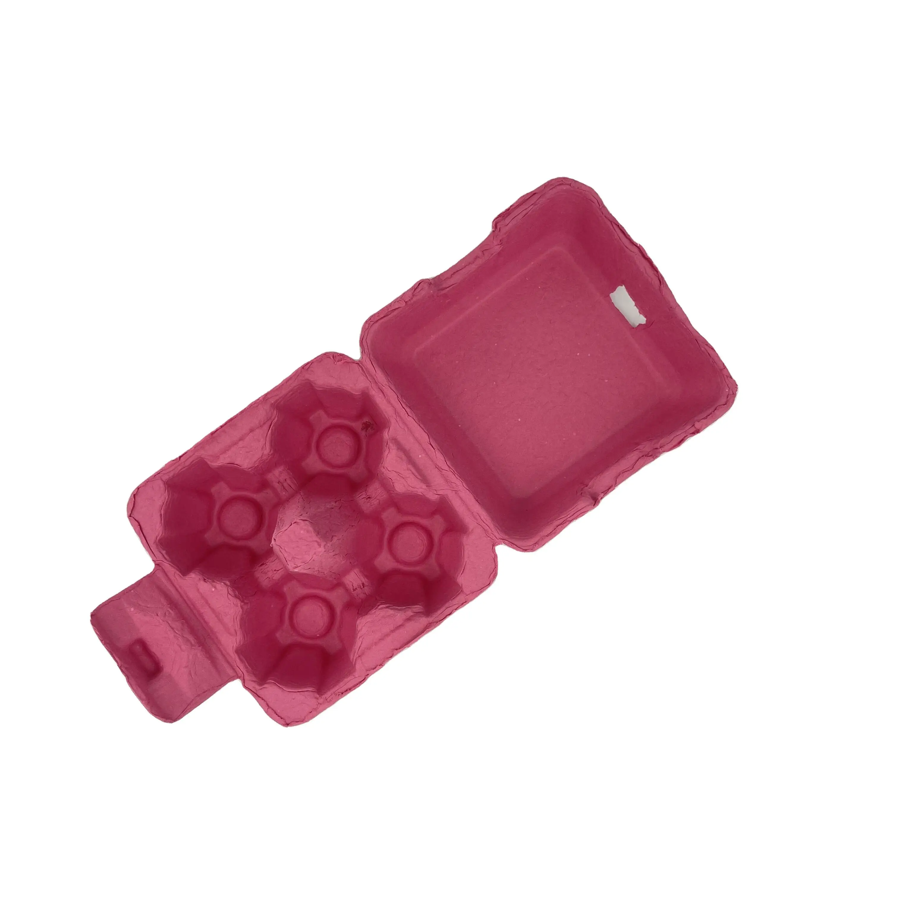 Биоразлагаемый экологически чистый лоток для упаковки яиц, картонная коробка для яиц из целлюлозного волокна