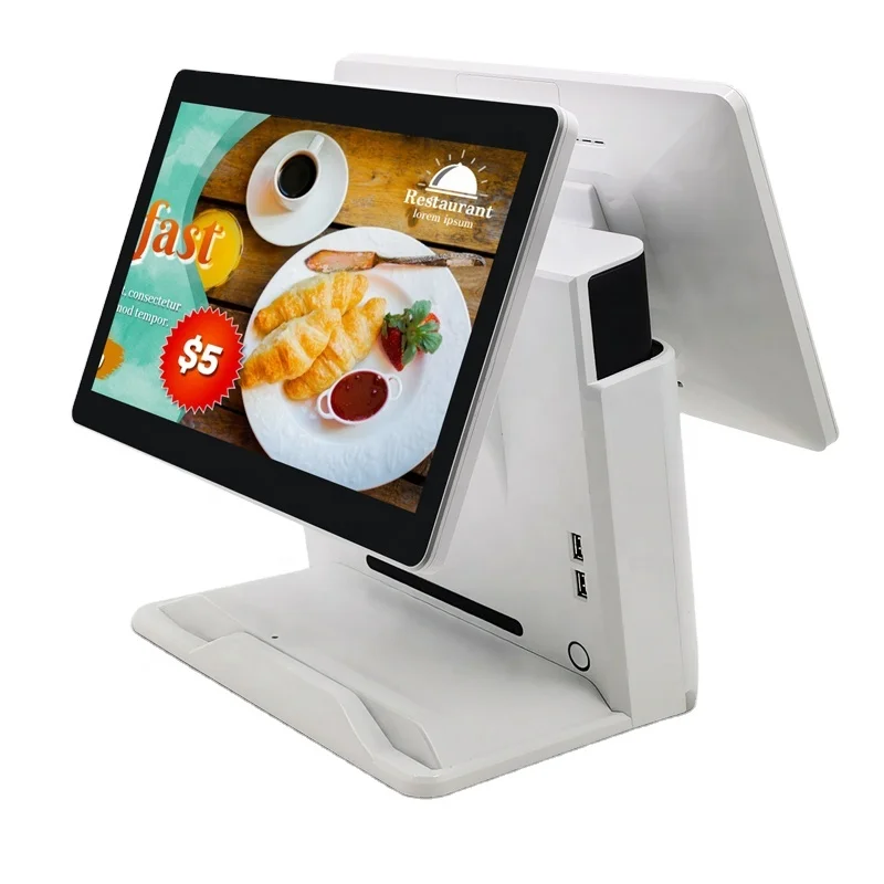 14-дюймовый двойной экран Android RK3288 Quad-core POS системы для ресторана