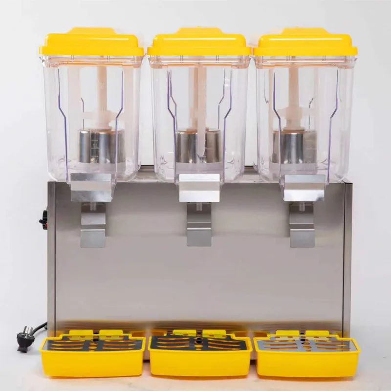 Factory supply cold & hot drink machine juice dispenser machine 3 tanks beverage machine
