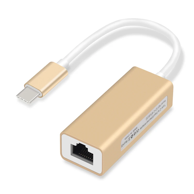 
 Мини USB Type C USB 3,1 USB C типа C для RJ45 10/100 Мбит/с Ethernet Lan сетевая карта адаптер конвертер   (1600069220186)