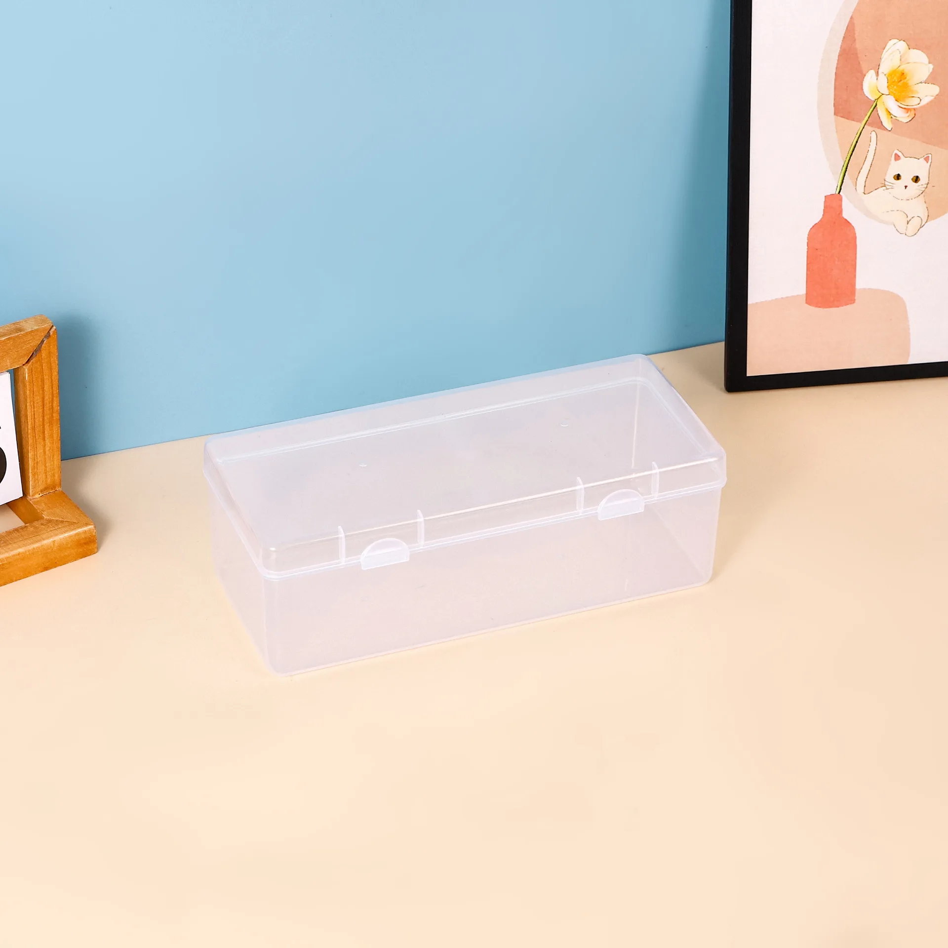 Factory Wholesale Mini PP Plastic Personality Box Packaging Box Medicine Storage Desktop Organizer for Students