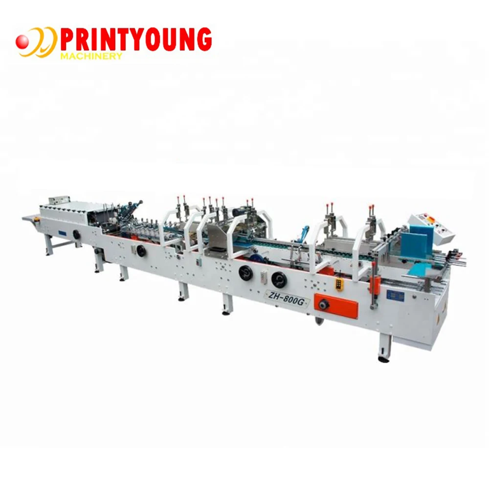 Printyoung ZH880G коробка коробки складывая и склеивая машинное оборудование