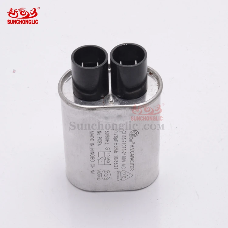 Sunchonglic microwave oven capacitor 0.76uf safely discharge microwave oven capacitor price for microwave oven  parts