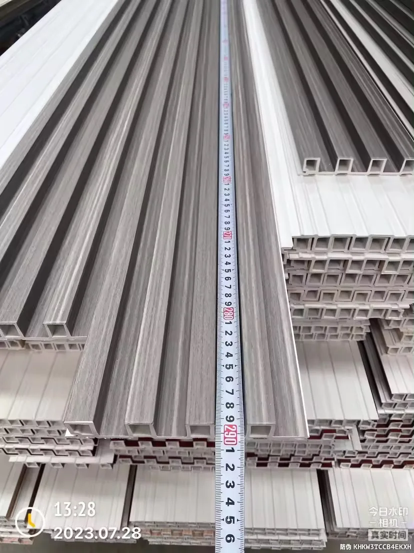 Factory price  eco-friendly  wpc fluted wall panel designs for Interior decor