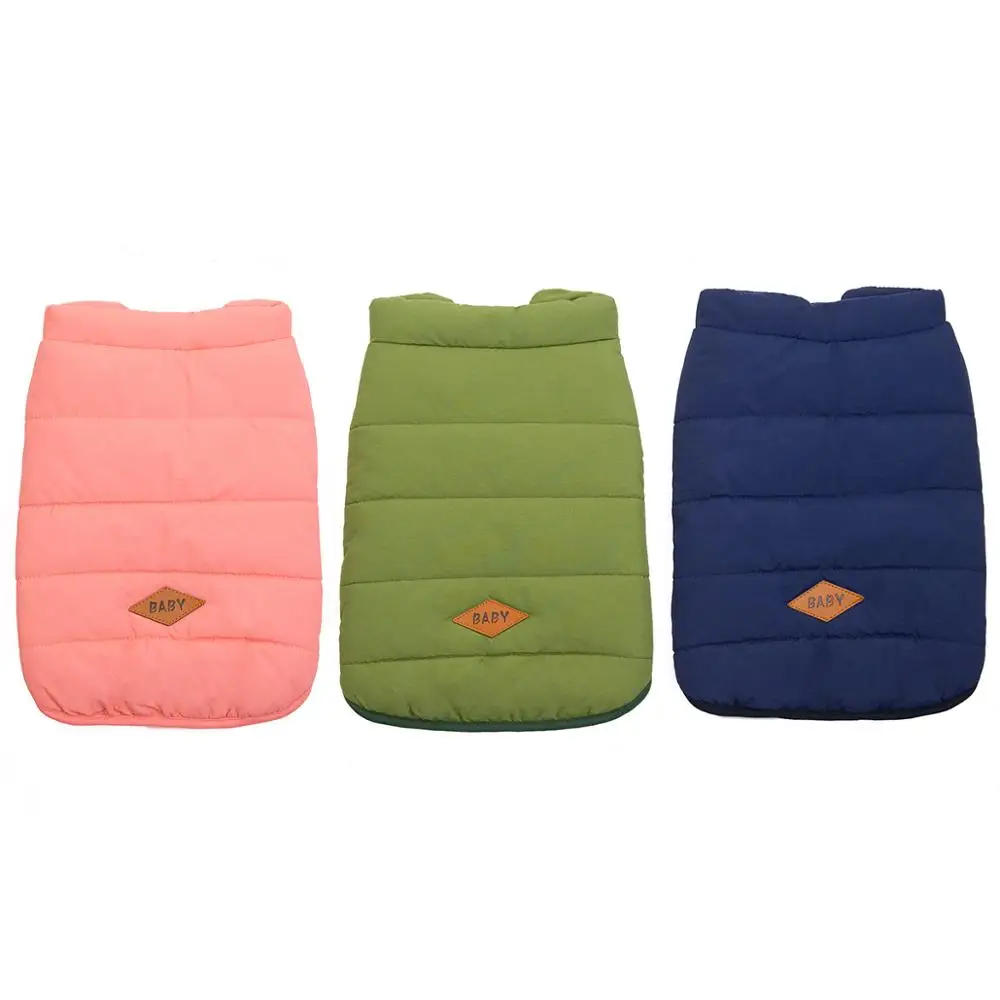 JXANRY Pet Teddy Dog Clothes Fashion Autumn/Winter Classic Bulldog Cotton vest Manufacturer Wholesale