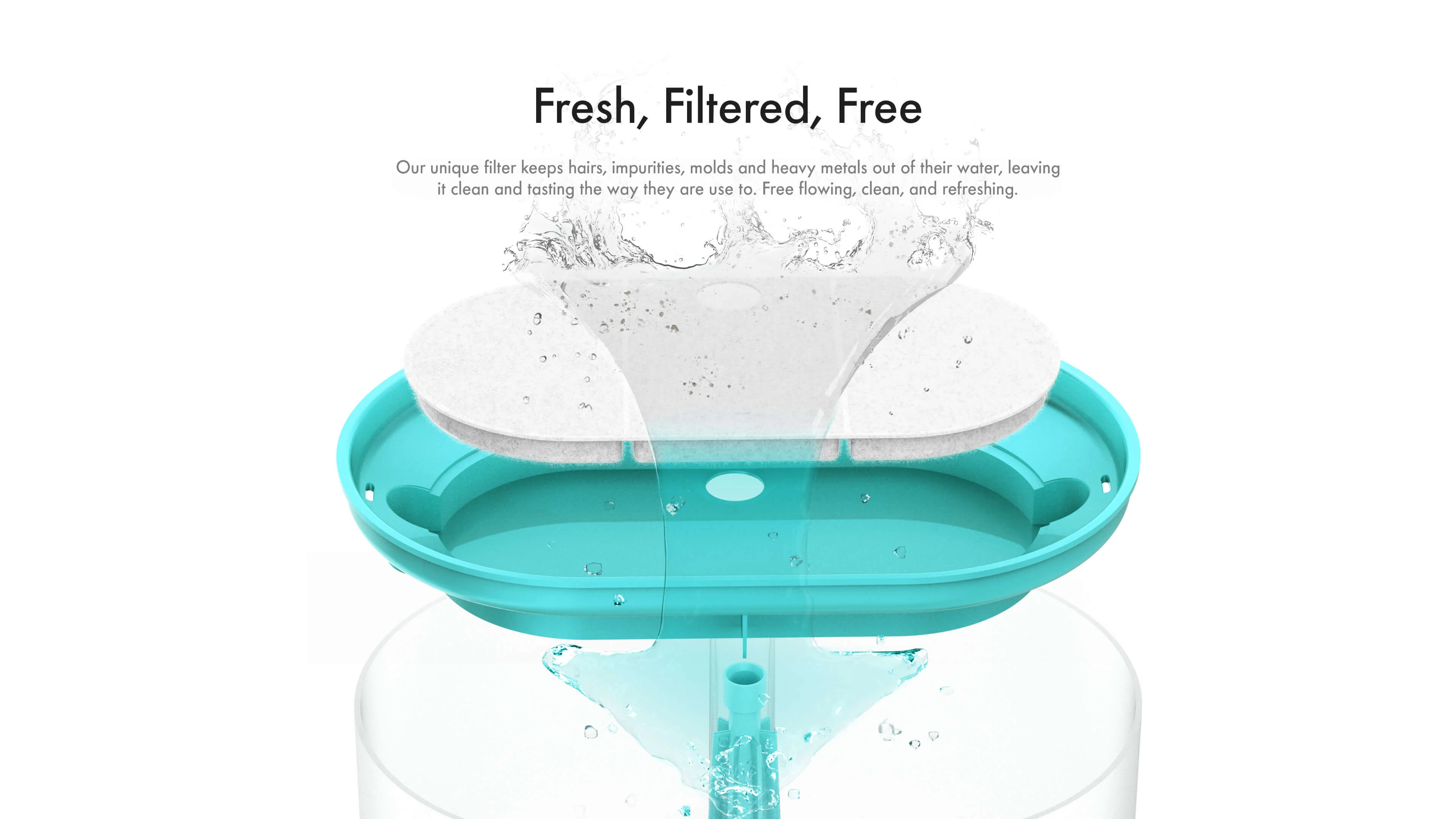 New arrival Pet water fountain filter drinking water dispenser water fountain for pets