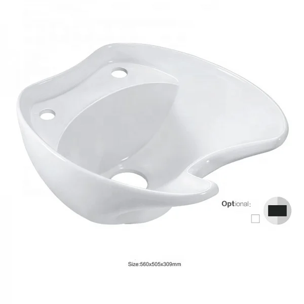 hair salon hair wash lavatorios de champo de cabeleireiro lavacabezas para silla de peluqueria wholesale ceramic shampoo basin