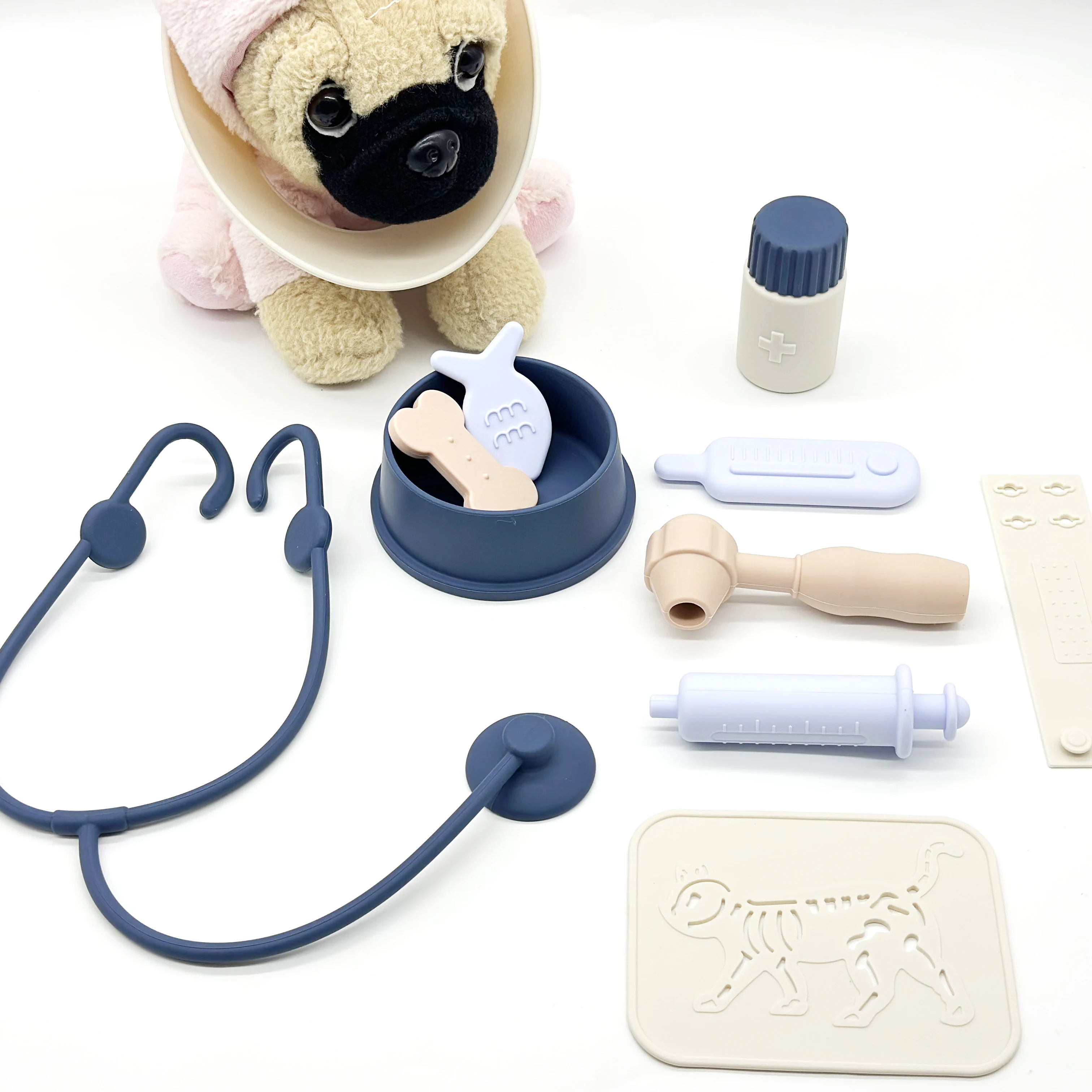 New Arrival Toys Doctor Kit for Kids Veterinary  Pretend Play Set for Toddlers  3-6 Year Old